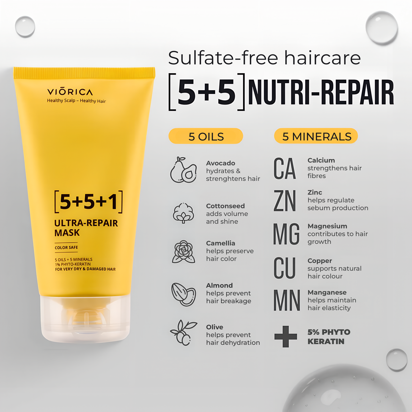 VIORICA 5+5+1 Ultra-Repair Mask 150 ml